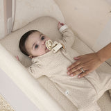 Fitted Bassinet Sheet - Oat Little Pod