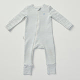 Warm Zippee Baby Romper 0.5 TOG - Dusk Blue Stripe