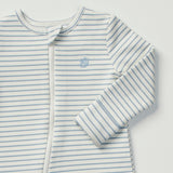 Warm Zippee Baby Romper 0.5 TOG - Dusk Blue Stripe