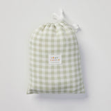Fitted Bassinet Sheet - Gumleaf Gingham