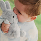 Miffy Sitting Terry Plush Toy in Light Grey