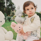 Miffy Sitting Terry Plush Toy in Light Grey