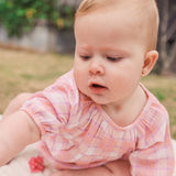 Long Sleeve Bubble Woven Romper - Check