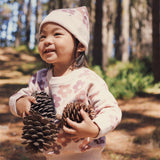 Jacquard Knit Beanie - Blooming