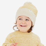 Chunky Rib Knit Beanie - Butter