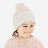 Chunky Rib Knit Beanie - Pearl