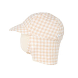 Sunny Hat - Neutral Gingham