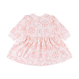 Miffy Sweater Dress - Baby Pink