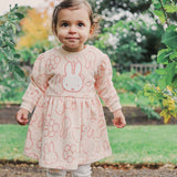 Miffy Sweater Dress - Baby Pink