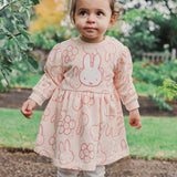 Miffy Sweater Dress - Baby Pink