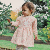 Miffy Sweater Dress - Baby Pink