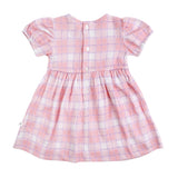 Shirred Dress - Check