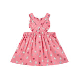 Miffy Heart Pinafore - Strawberry