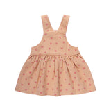 Denim Pinafore - Pink Denim