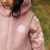 Sherpa Vest - Dusty Lilac
