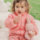 Miffy Sherpa Jacket - Strawberry Pink