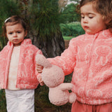 Miffy Sherpa Jacket - Strawberry Pink