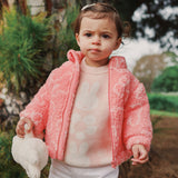 Miffy Sherpa Jacket - Strawberry Pink