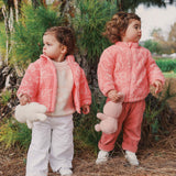 Miffy Sherpa Jacket - Strawberry Pink