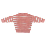 Chunky Rib Knit Jumper - Cameo Stripe