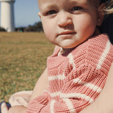 Chunky Rib Knit Jumper - Cameo Stripe