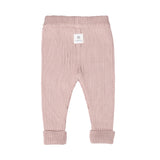 Chunky Rib Knit Pant - Dusty Lilac