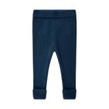Chunky Rib Knit Pant - Navy