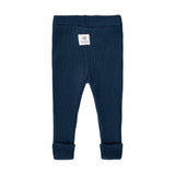 Chunky Rib Knit Pant - Navy