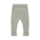 Chunky Rib Knit Pant - Light Sage