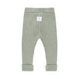 Chunky Rib Knit Pant - Light Sage