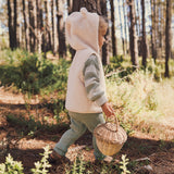 Chunky Rib Knit Pant - Light Sage