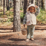 Chunky Rib Knit Pant - Light Sage