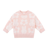 Miffy Jacquard Knit Jumper - Baby Pink