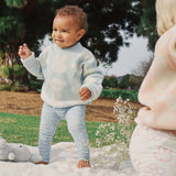 Miffy Jacquard Knit Jumper - Baby Blue
