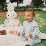 Miffy Jacquard Knit Jumper - Baby Blue