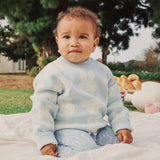 Miffy Jacquard Knit Jumper - Baby Blue