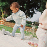 Miffy Jacquard Knit Jumper - Baby Blue