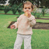 Miffy Jacquard Knit Jumper - Baby Pink
