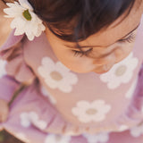 Jacquard Knit Dress - Wood Rose