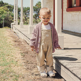 Chunky Knit Cardigan - Dusty Lilac