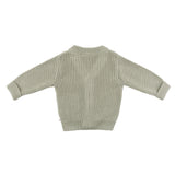 Chunky Knit Cardigan - Sage