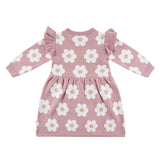 Jacquard Knit Dress - Wood Rose