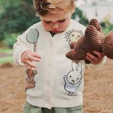 Miffy Knit Cardigan - Pristine