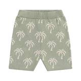 Jacquard Knit Bike Short - Sage
