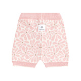 Jacquard Knit Scallop Bike Short - Hibiscus