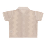 Mesh Knit Short Sleeve Shirt - Shell