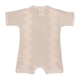 Slouchy Mesh Knit Romper - Shell