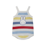 Miffy Knit Romper - Multi Stripe