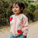 Miffy Knit Cardigan - Soft Pink