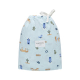 Fitted Cot Sheet - Country Blue